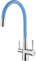 Смеситель Lemark для кухни с подключением к фильтру с питьевой водой Comfort (LM3075C-SkyBlue)