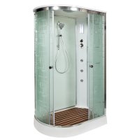 Душевая кабина Deto ЕМ1512 R с гидромассажем и электрикой