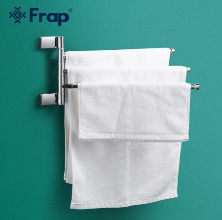 Полотенцедержатель Frap F18 F1813 поворотный Хром 