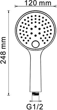 Душевая система WasserKRAFT Alme A171519 Thermo с термостатом Хром 