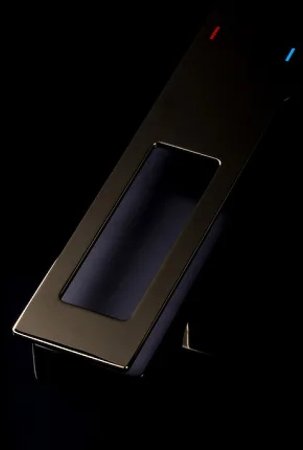 Смеситель для раковины Boheme Q 141-BG Черный Золото 