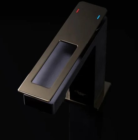 Смеситель для раковины Boheme Q 141-BG Черный Золото 