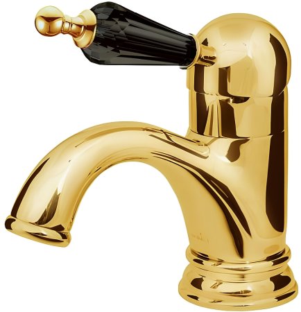 Смеситель для раковины Boheme Tradizionale Nero 251 Золото 