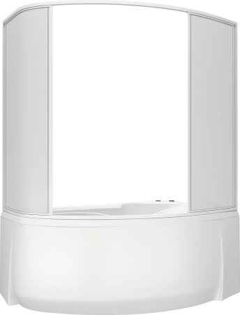 Акриловая ванна Bas Флорида 160x90 см R с гидромассажем 