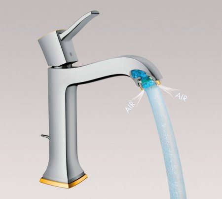 Смеситель для раковины Hansgrohe Metropol Classic 31303090 Хром Золото 