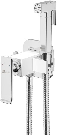 Смеситель Lemark Contest с гигиеническим душем, встраиваемый (LM5820CW) 