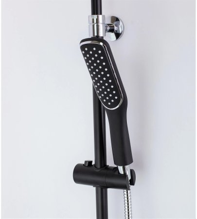 Душевая система ESKO ST200Black Черная матовая 