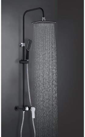 Душевая система ESKO ST200Black Черная матовая 