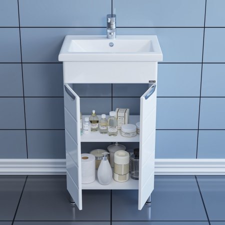 Тумба Санта Родос 50 с умывальником Фостер 50 