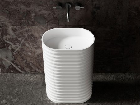 Раковина отдельностоящая ABBER Stein AS2550-H белая матовая 