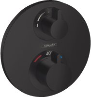 Смеситель для душа Hansgrohe Ecostat S 15758670 с термостатом Черный матовый