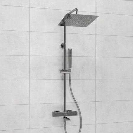 Душевая система WasserKRAFT A199.118.103.087.CH Thermo с термостатом Хром 