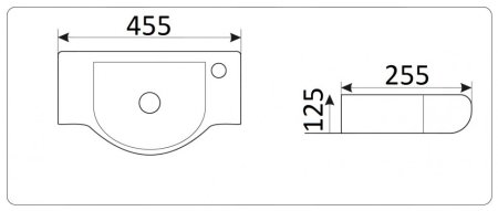 Умывальник CeramaLux 9306 