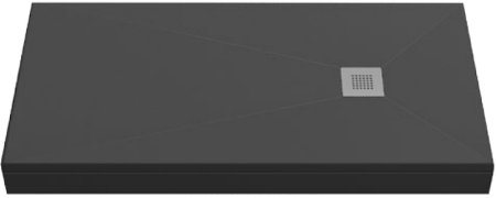 Душевой поддон из искусственного камня Creto Ares 140x90 1-0066 Черный 