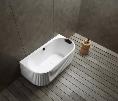 Ванна из искусственного камня ABBER Leipzig AM9916 белая матовая 