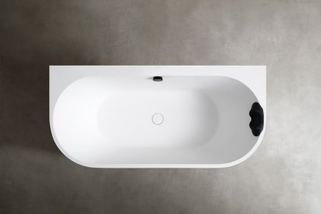 Ванна из искусственного камня ABBER Leipzig AM9916 белая матовая 