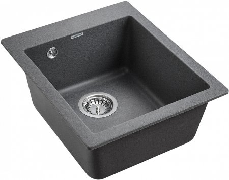 Мойка кухонная Paulmark Leer PM104249-DG графит 