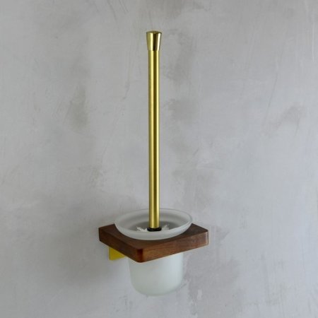 Ершик для унитаза Bronze de Luxe Forest 10706G Орех Золото матовое 