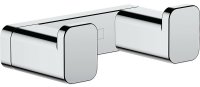 Двойной крючок Hansgrohe AddStoris 41755000 Хром
