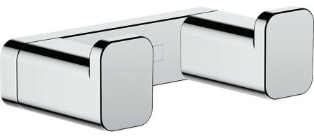 Двойной крючок Hansgrohe AddStoris 41755000 Хром 