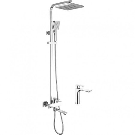 Набор для ванны 2 в 1 HANSEN H37072 Хром 