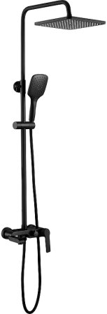 Душевая система ESKO Singapore black ST300BL Черная матовая 