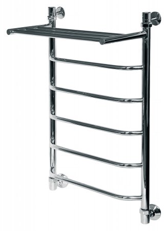 Полотенцесушитель водяной Ника Trapezium ЛТ ВП 80/60-6 с полкой 