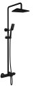 Душевая система с термостатом AltroBagno Lamberto 030417 NeOp чёрная 