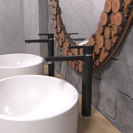 Смеситель для раковины Paini Arena 92YO205LLBLLMKM Черный 