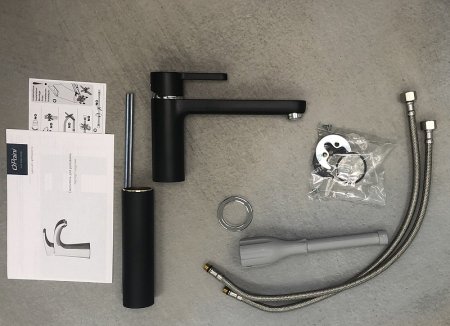 Смеситель для раковины Paini Arena 92YO205LLBLLMKM Черный 