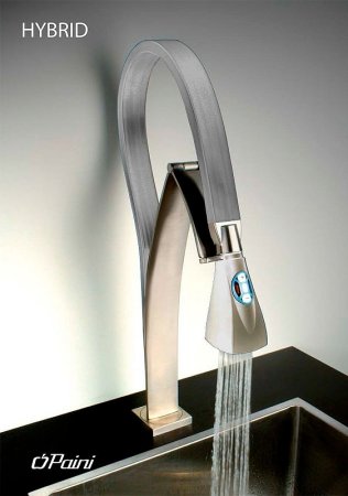 Смеситель для кухни Paini Hybrid HKPW557IKKM Никель Серый 