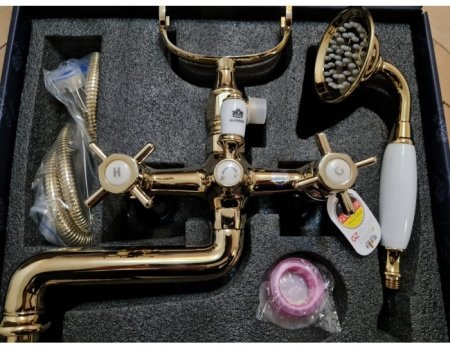 Cмеситель для ванны GANZER GZ15032-E GOLD 