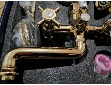 Cмеситель для ванны GANZER GZ15032-E GOLD 