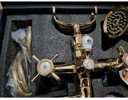 Cмеситель для ванны GANZER GZ15032-E GOLD 