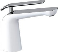 Смеситель Timo Olivia 3261/00-16F для раковины, хром-белый