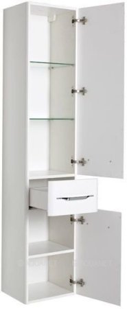 Шкаф-пенал для ванной Aquanet Виченца 36 белый 