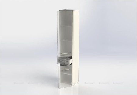 Шкаф-пенал для ванной Aquanet Виченца 36 белый 