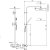 Душевая система Paini Dax 84CR689THSQ4P1 Хром 