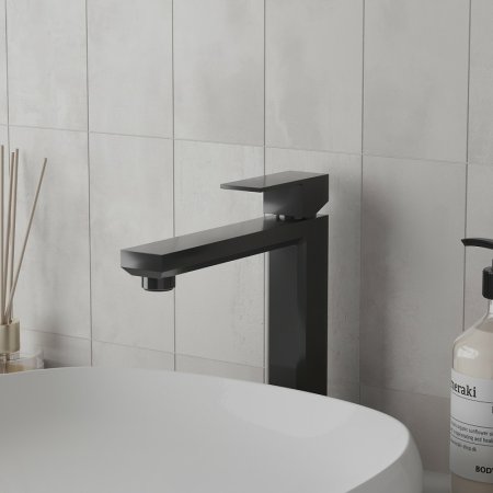 Смеситель для раковины Paini Grazia 21PZ205M Черный матовый 