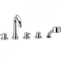 Смеситель на борт ванны Paini Cox 78CR109 Хром