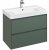 Тумба под раковину Roca Ona 80 A857630513 подвесная Зеленая матовая 