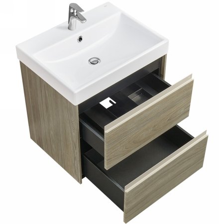 Тумба под раковину Roca Ona 60 A857613511 подвесная Темный вяз 