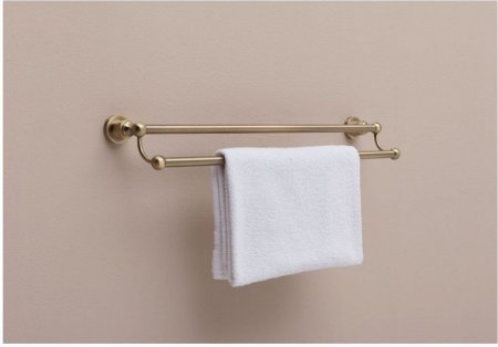 Полотенцедержатель Aquanet 3824D двойной латунь 