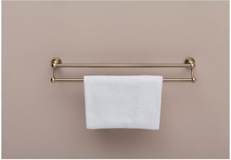 Полотенцедержатель Aquanet 3824D двойной латунь 