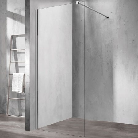 Душевая перегородка Vincea Walk-In 80 VSW-1H800CL профиль Хром стекло прозрачное 