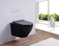 Унитаз-подвесной ESBANO AZALEA черный