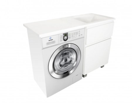 Тумба с раковиной Эстет Dallas Luxe 120 напольный 2 ящика, (левый) 