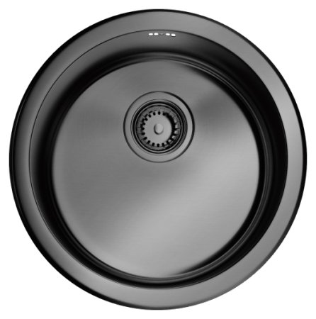 Мойка кухонная Omoikiri Toya 45-U-GM вороненая сталь 