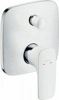 Смеситель Hansgrohe PuraVida 15447400 для ванны белый, хром