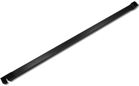 Душевая перегородка Abber Immer Offen 120 AG65120B профиль Черный стекло прозрачное 